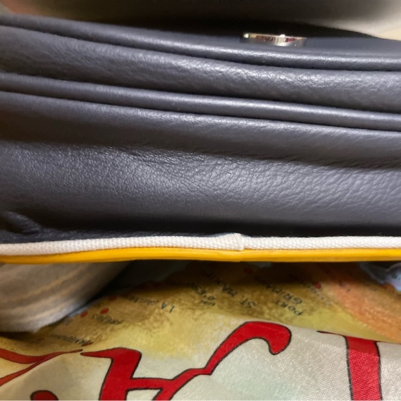 NWT. Lacoste Women's Court Line Contrast Piping Small Hobo Bag - Picture 2 of 13